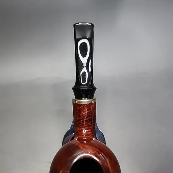 Vauen 3313 Smooth Bent Apply Estate Briar Pipe, Unsmoked, 9mm - Image 7