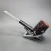 GBD Prehistoric 1454 Sandblasted Billiard w/ Perspex Estate Briar Pipe, Unsmoked - Image 7