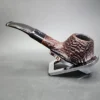 Sasieni 4 Dot Ruff Root Dark Sandblasted Banker Estate Briar Pipe, French Estates - Image 7