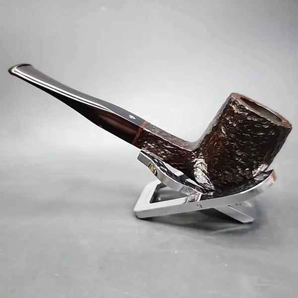 Astleys Rusticated Panel Billiard Estate Briar Pipe, English Estates - Image 7