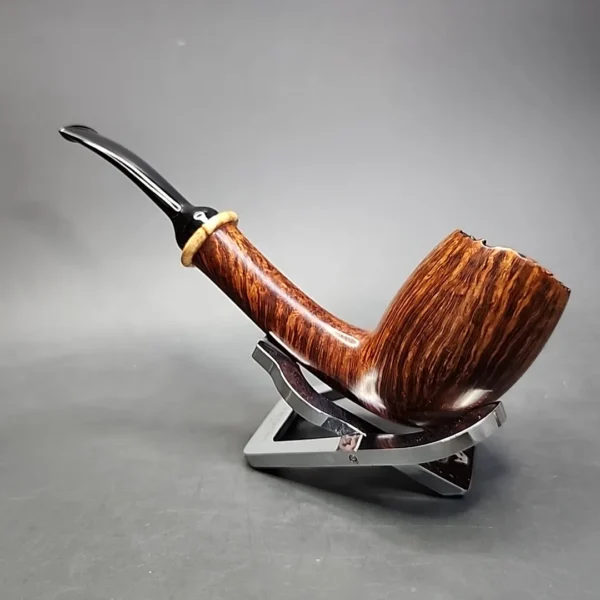 Jon Vesterholm Smooth Bent Egg Estate Briar Pipe, Danish Estates - Image 8