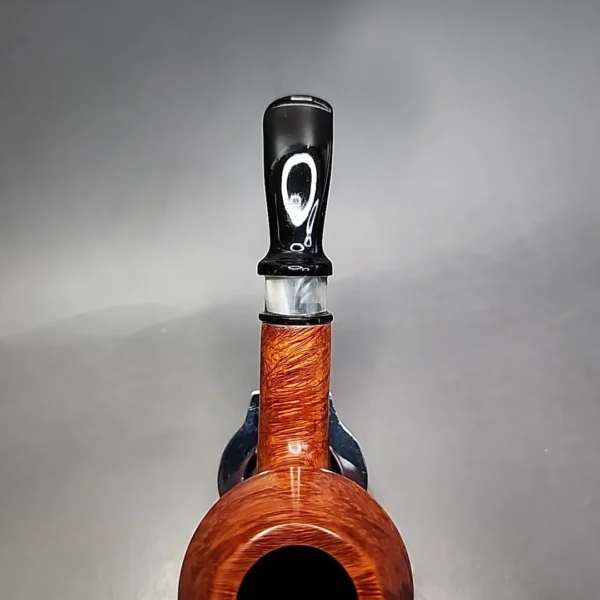 Design Berlin Strassbourg Smooth Bent Rhodesian Estate Briar Pipe Unsmoked, 9mm - Image 8