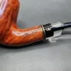 Design Berlin Starline Smooth Bent Brandy Estate Briar Pipe, Unsmoked, 9mm - Image 8