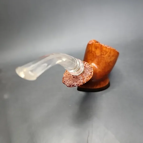 Bjarne Handmade Smooth Freehand Sitter Estate Briar Pipe, Danish Estates - Image 8