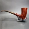 Dave Neeb Magnum Smooth Cherrywood Handmade Briar Pipe, New - Image 8