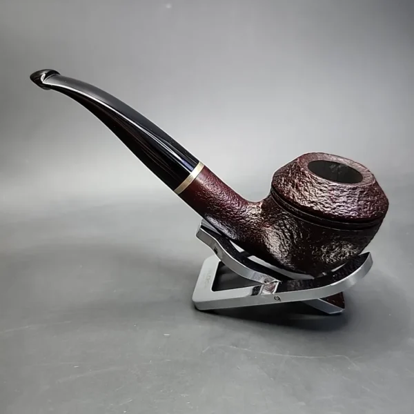 Vauen 5202 Sandblasted Bent Rhodesian Estate Briar Pipe, Unsmoked, 9mm - Image 8