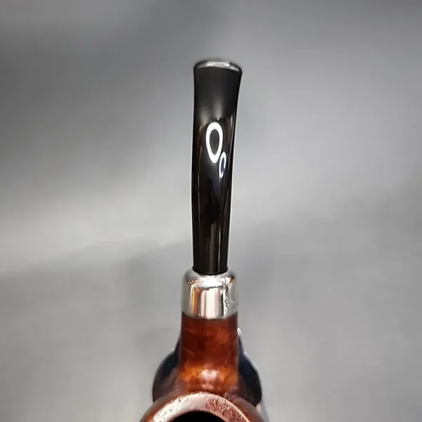 1996 Peterson Silver Mounted Army 68 Bent Brandy Estate Briar Pipe, Irish Estates - Image 8