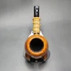 Doctors Pipes Double Flash Bamboo Brandy Handmade Briar Pipe, New - Image 8