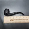 Pioneer Rusticated Bent Billiard Estate Block Meerschaum Pipe, American Estates - Image 8
