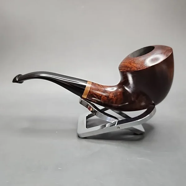 Vauen 6907 Smooth Bent Dublin Estate Briar Pipe, Unsmoked, 9mm - Image 8