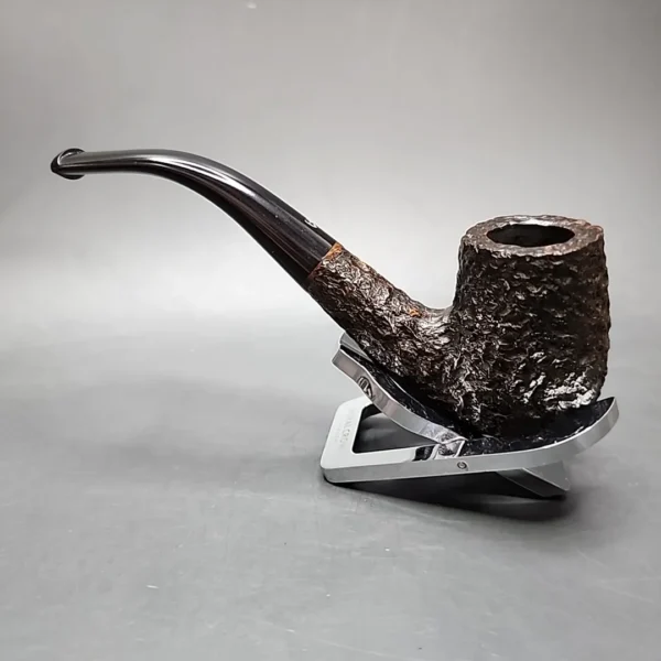 Astleys Rusticated Bent Billiard Estate Briar Pipe, English Estates - Image 8