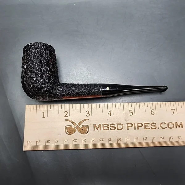 Darnell Old Briar 572 Rusticated Straight Billiard Estate Briar Pipe, Unsmoked - Image 8