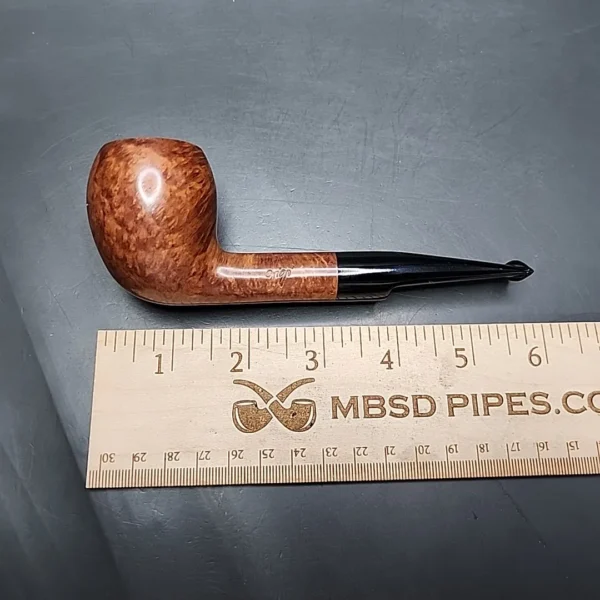 Gigi Novecenio Smooth Pear Estate Briar Pipe Unsmoked, 9mm - Image 8