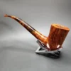 Dave Neeb Magnum Smooth Bent Dublin Handmade Briar Pipe, New - Image 8
