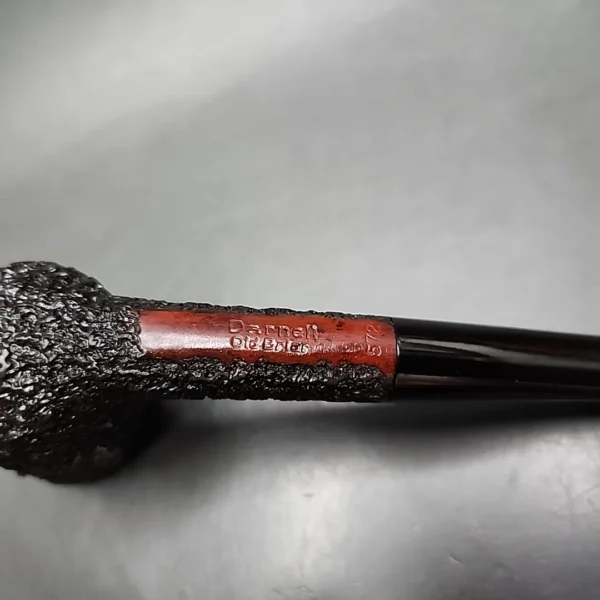 Darnell Old Briar 572 Rusticated Straight Billiard Estate Briar Pipe, Unsmoked - Image 8