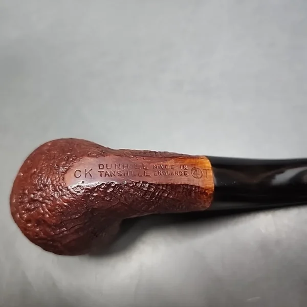 1965 Dunhill Tanshell CK Author Rhodesian Estate Briar Pipe, English Estates - Image 8