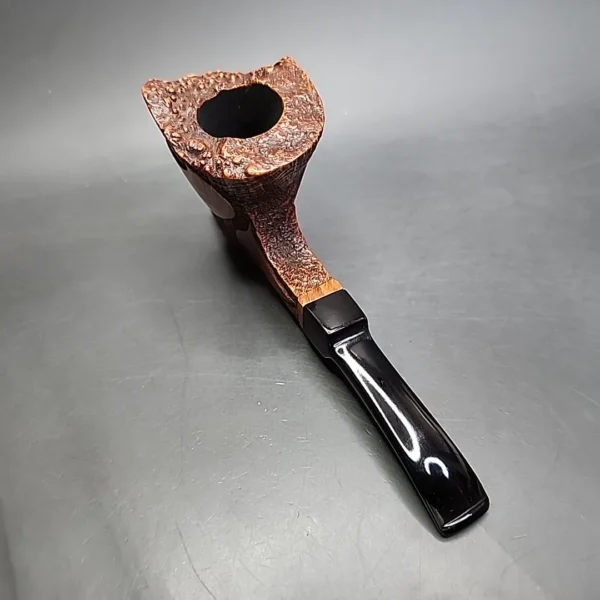 Dane Craft S Partially Sandblasted Freehand Estate Briar Pipe, Unsmoked - Image 8