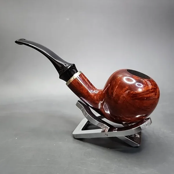Vauen 3313 Smooth Bent Apply Estate Briar Pipe, Unsmoked, 9mm - Image 8
