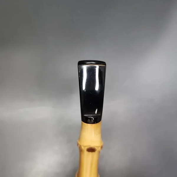 E. Andrew (Andrew Jurkieweicz) 01 Smooth Bamboo Apple Estate Briar Pipe, American Estates - Image 8