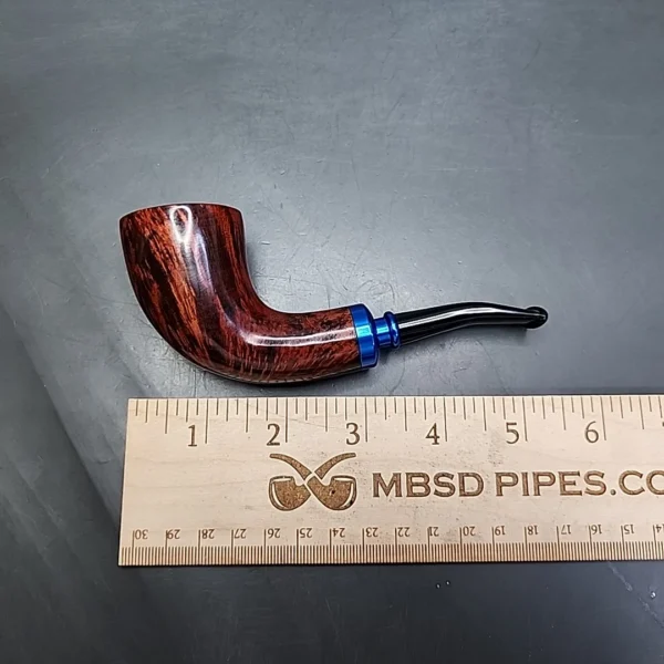 Nording Hold Em Queen Smooth Spigot Horn Estate Briar Pipe, Danish Estates - Image 8