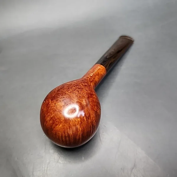 Dave Neeb Smooth Squat Prince Handmade Briar Pipe, New - Image 8