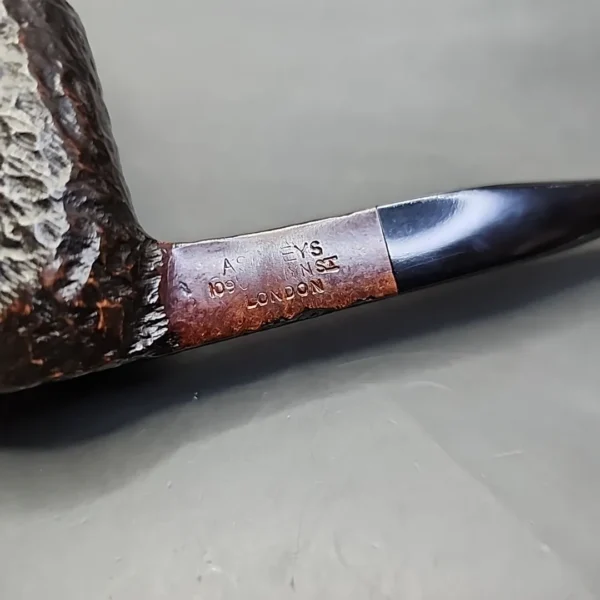 Astleys Rusticated Panel Billiard Estate Briar Pipe, English Estates - Image 8