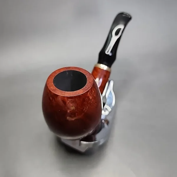 Vauen 6873 Smooth Bent Egg Estate Briar Pipe, Unsmoked, 9mm - Image 8