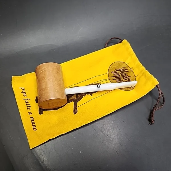 Mastro Geppetto Liscia 3 Smooth Estate Briar Pipe, Unsmoked - Image 9