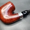 Peterson Hand Made Pub Pipe Smooth Oom Paul Estate Briar Pipe, Irish Estates - Image 9