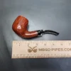 Design Berlin Starline Smooth Bent Brandy Estate Briar Pipe, Unsmoked, 9mm - Image 9