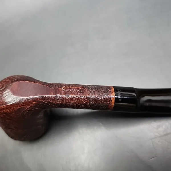 Sasieni 4 Dot Ruff Root Dark Sandblasted Dublin Estate Briar Pipe, French Estates - Image 9