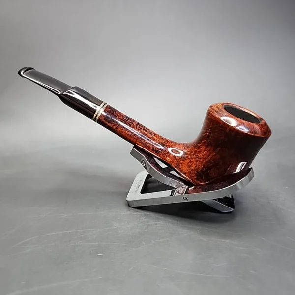 Wally Frank Golden Ring Smooth Vase Estate Briar Pipe, French Estates - Image 9