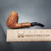 Ascorti Business Rusticated Stack Estate Briar Pipe, Italian Estates - Image 9