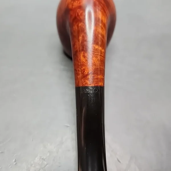 Astleys by Les Wood Smooth Bent Apple Estate Briar Pipe, Unsmoked - Image 9