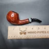 Design Berlin Strassbourg Smooth Bent Brandy Estate Briar Pipe Unsmoked, 9mm - Image 9