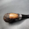Peterson Short 230 Rusticated Bent Brandy Estate Briar Pipe, Irish Estates - Image 9
