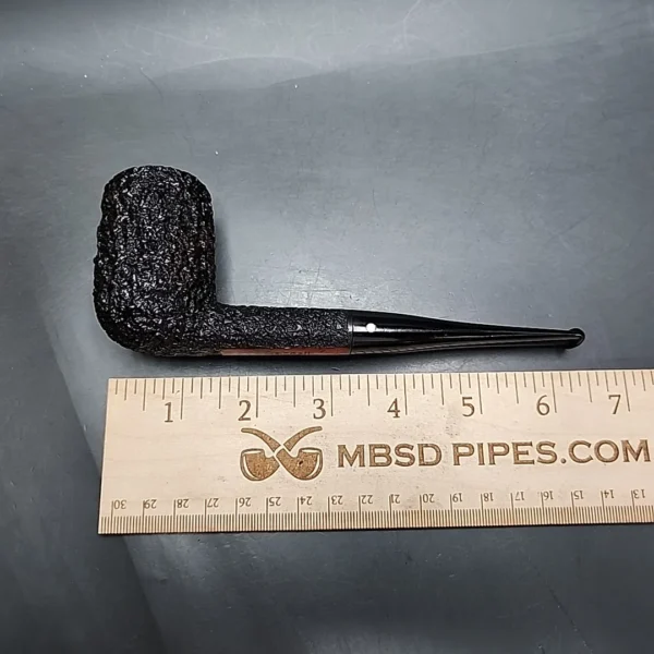 Darnell Old Briar 572 Rusticated Straight Billiard Estate Briar Pipe, Unsmoked - Image 9
