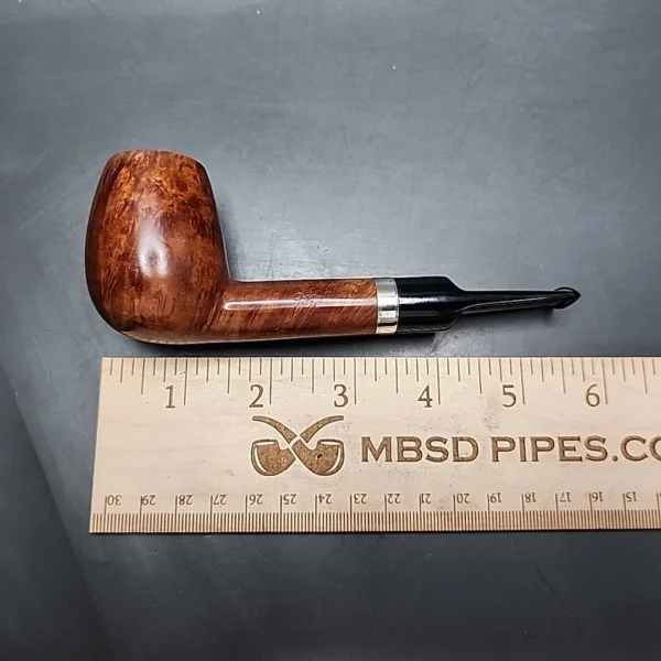 Gigi Fiamma Smooth Lovat Estate Briar Pipe, Unsmoked, 9mm - Image 9