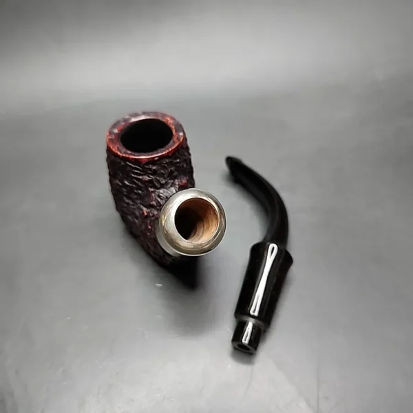 Peterson System Standard 304 Rusticated Oom Paul Estate Briar Pipe, Irish Estates - Image 9