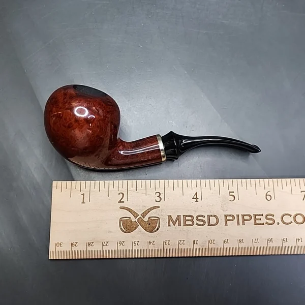 Vauen 3313 Smooth Bent Apply Estate Briar Pipe, Unsmoked, 9mm - Image 9