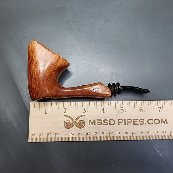 Large Smooth Freehand Estate Briar, Pipe Unsmoked - Image 9