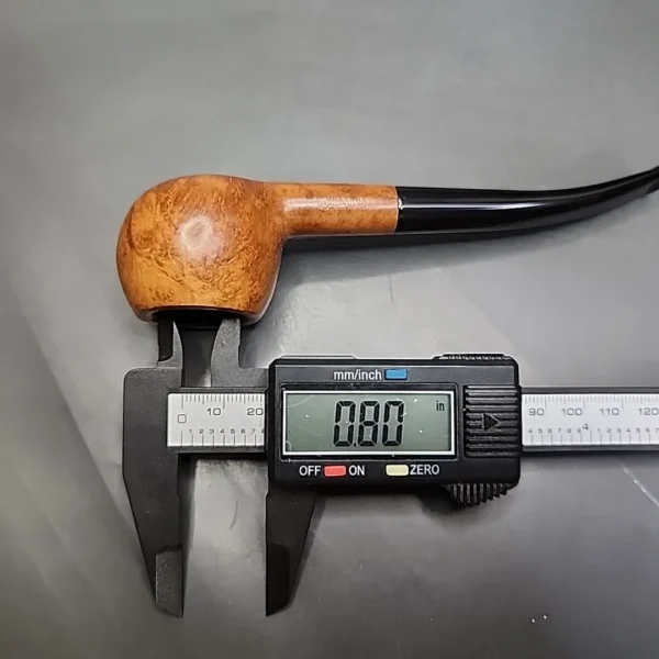 Canadian Club Virgin DeLuxe Smooth Prince Estate Briar Pipe, English Estates - Image 9