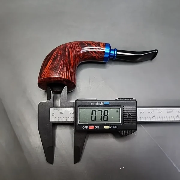 Nording Hold Em Queen Smooth Spigot Horn Estate Briar Pipe, Danish Estates - Image 9