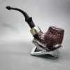 Peterson System Standard 307 Sandblasted Bent Billiard Estate Briar Pipe, Irish Estates - Image 9