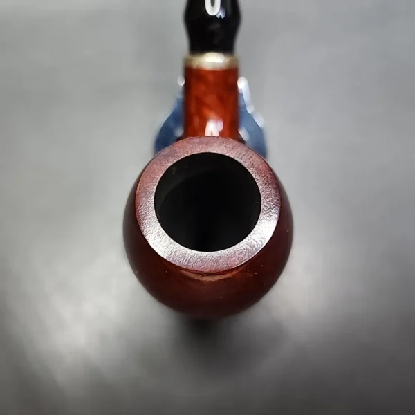Vauen 6873 Smooth Bent Egg Estate Briar Pipe, Unsmoked, 9mm - Image 9