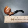 Ben Wade Danish Pride Partially Sandblasted Freehand Estate Briar Pipe, Danish Estates - Image 9