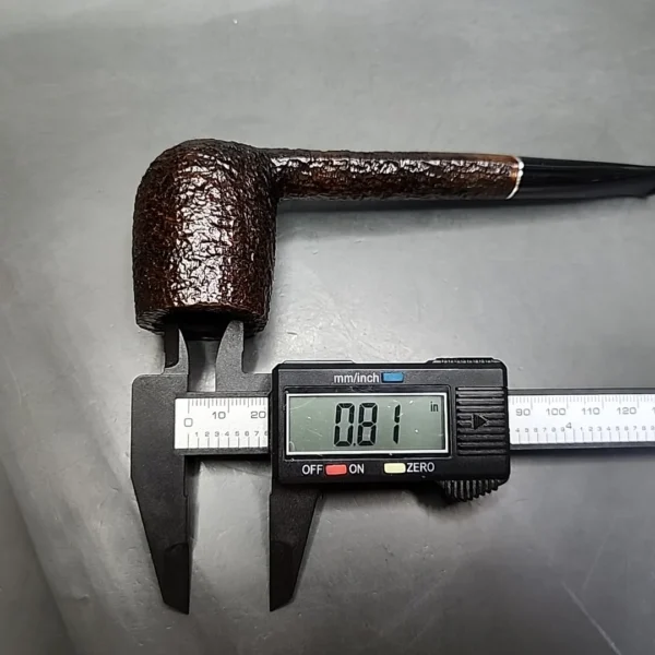 Rossi by Savinelli Sera 8804 Rusticated Canadian Briar Pipe, 6mm, New - Image 10