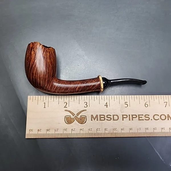 Jon Vesterholm Smooth Bent Egg Estate Briar Pipe, Danish Estates - Image 10