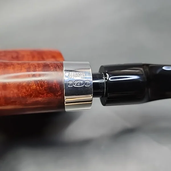 Peterson Hand Made Pub Pipe Smooth Oom Paul Estate Briar Pipe, Irish Estates - Image 10
