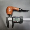 Gigi Novecento 780 Smooth Bent Brandy Estate Briar Pipe, Unsmoked, 9mm - Image 10